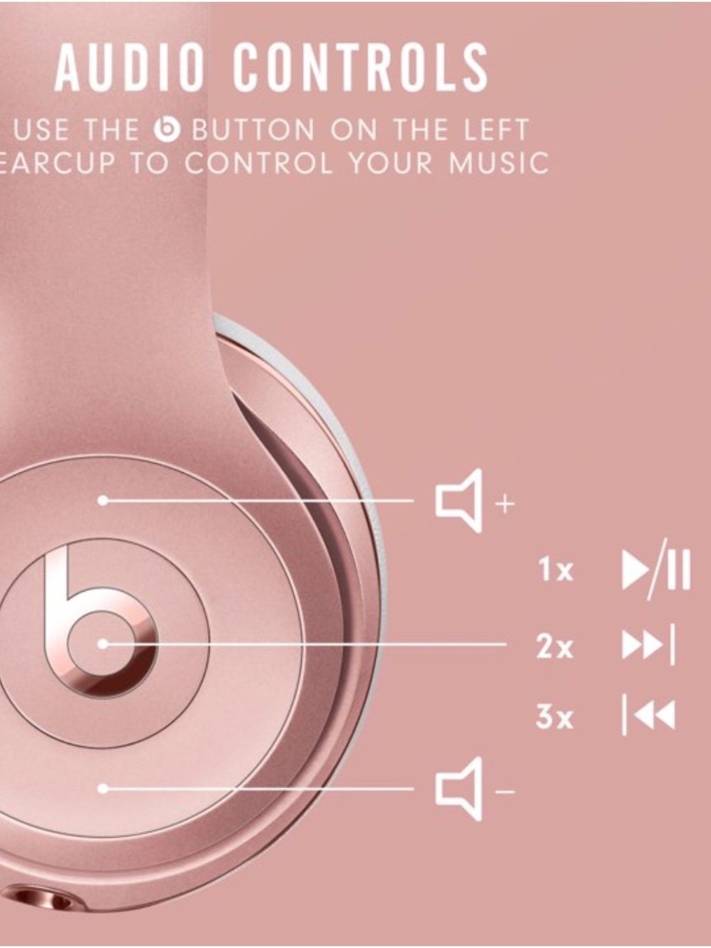 Beats by Dr. Dre Solo3 SPECAIL EDITION Rose Gold - Picture 14 of 16
